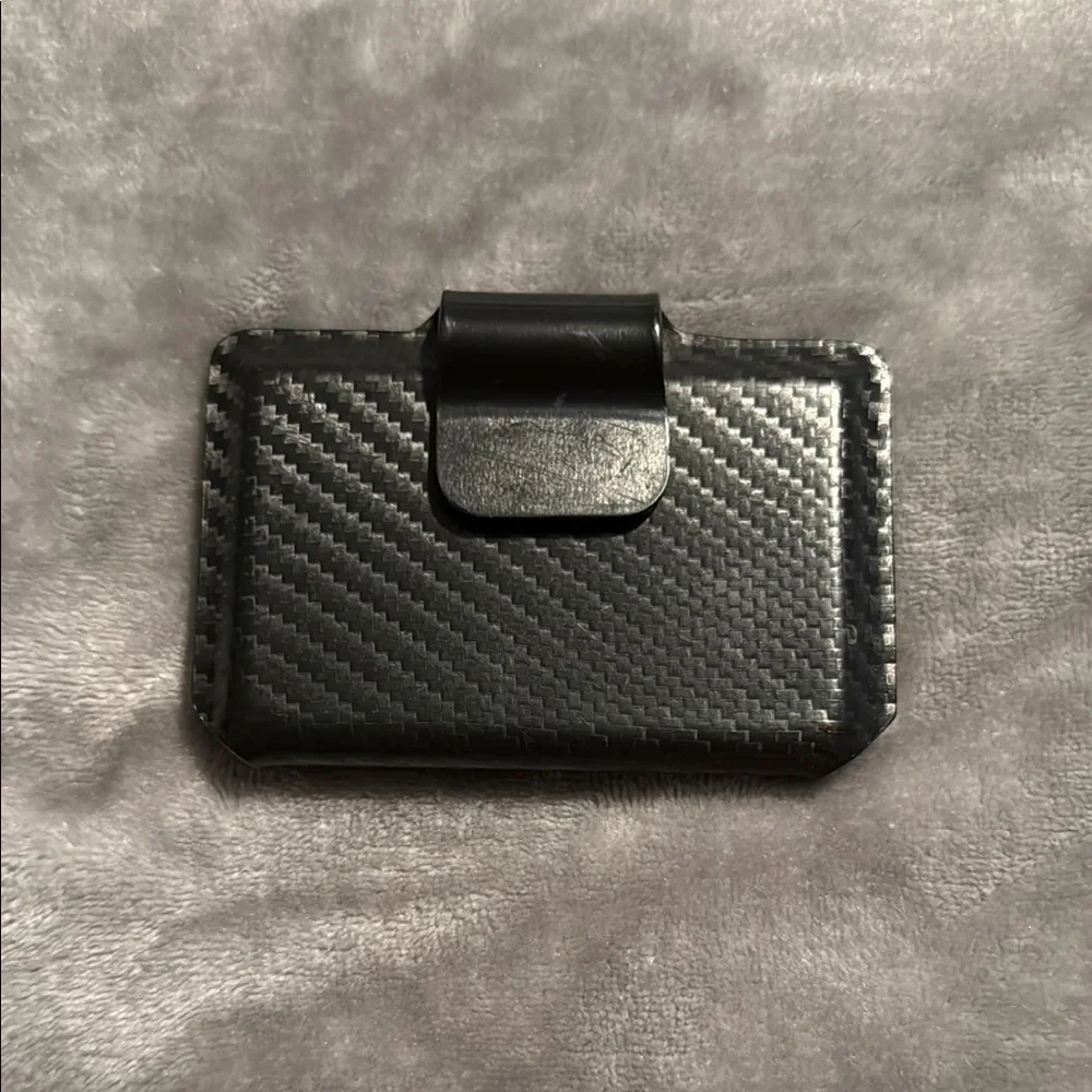 Men’s Carbon Fiber Wallet Card Holder